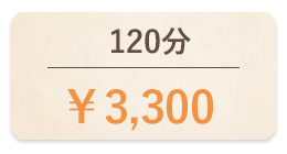 120分3,300円